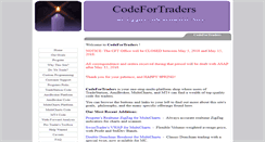 Desktop Screenshot of codefortraders.com